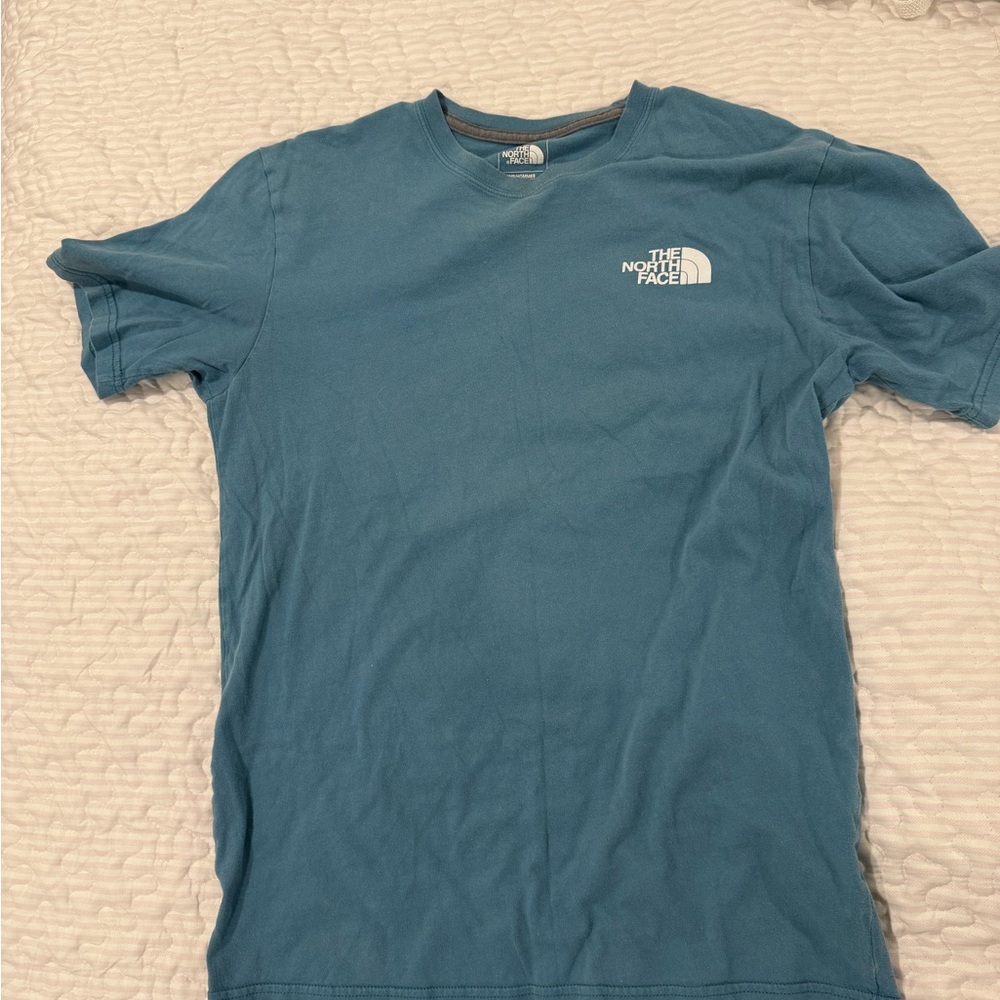 The North Face Men's Teal Short Sleeve Tee